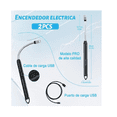 thumbnail image 3 of 2pcs Usb Encendedor Eléctrico Portátil Recargable De Cocina Malubero Azul, 3 of 5
