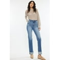 thumbnail image 3 of Kancan - Trini High-Rise Straight Jeans with 2.5" Single Cuff (30" Inseam) - Essential, KC20065M, 3 of 8