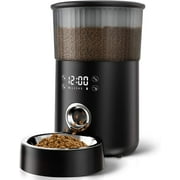 135oz/4L Automatic Dog Cat Feeder with Programmable Timer, Voice Recorder for Small to Medium Cats Dogs