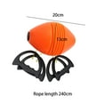 thumbnail image 3 of Almencla Kids Pull Shuttle Game Puller Ball Toy, Indoors Pulling Ball, Pull Ball Game for Exercising, Arm Coordination, Sports Toy Thread Orange, 3 of 8