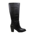 thumbnail image 5 of Giani Bernini Womens Rozario Leather Almond Toe Knee High Fashion Boots, 5 of 5