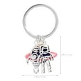 thumbnail image 2 of Porte-clés Pendentif Spaceman en Acier Inoxydable Porte-Clés, 2 of 8