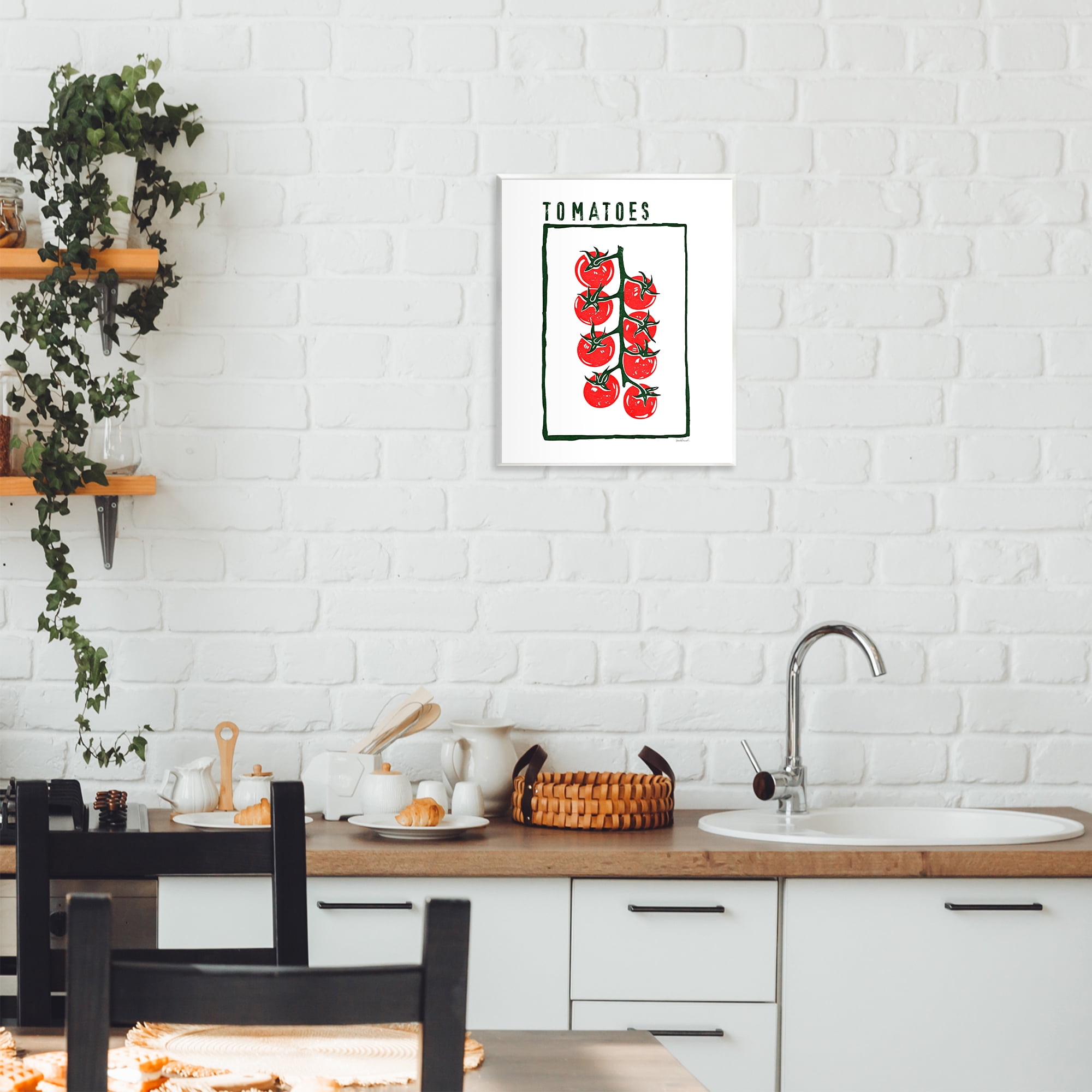 Stupell Industries Ripe Tomatoes Cluster Wall Plaque Art, design by Amanda Greenwood