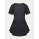 thumbnail image 2 of Camiseta Talla Extra Estampado Rosa Curvo Rosegal Camisetas tallas grandes, 2 of 5