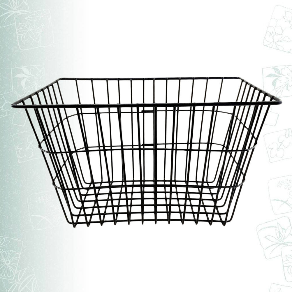 TAILTOSS Black Hanging Basket Bike Storage Basket with Easy Attachment