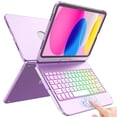 thumbnail image 1 of Funda con teclado FUWANG Touch para iPad 11.ª generación, 11.ª generación, 10.9 pulgadas, 1 of 9