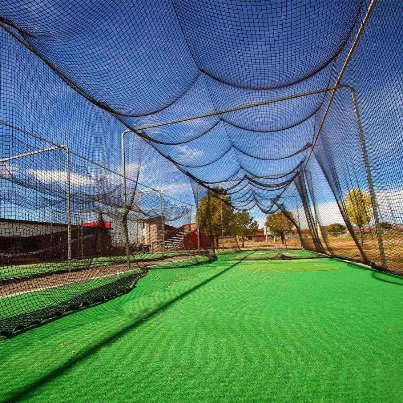 FORTRESS Baseball Batting Cage Nets | Heavy-Duty HDPP Fully Enclosed Baseball & Softball Cage Netting [14 Sizes & 3 Grade Options] – NET ONLY