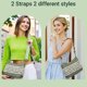 thumbnail image 2 of Bolso bandolera Herald hecho a mano con bolsillo de paja verde para mujer, 2 of 8