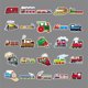thumbnail image 3 of Stickers de tren DIYYILIF 100 piezas impermeables de vinilo, 3 of 5