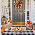 thumbnail image 2 of Fall Monogram Letter Y Door Mat 30 X 17 Inch Family Last Name Initial Welcome Doormat Indoor Outdoor Entrance Floor Rug Non Slip Fall Autumn Thanksgiving Decor Rubber Mats, 2 of 6