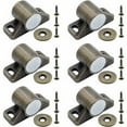 thumbnail image 1 of Set con 6 runden Magneten mit Schraubmagneten, Türschließer, Magnetverschluss für Schubladen, Schränke, französische Türen, europäische Retro-Hardware, 1 of 5