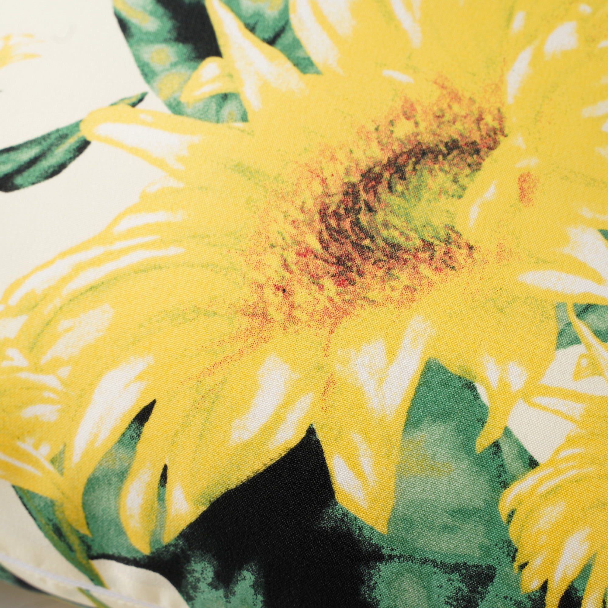 Mainstays 2-pack Sunflower Bee Reversible Outdoor Throw Pillow, 16 inch, Multicolor