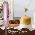 thumbnail image 3 of PowerLix Handheld Electric Milk Frother with Stainless Steel Stand, Battery-Operated Electric Whisk Foam Maker for Coffee, Latte, Cappuccino, Hot Chocolate and Frothy Delights, Light Pink, 3 of 8