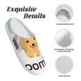 thumbnail image 5 of Kdxio Cute Dog In Bathtub1 Women's Men's Slippers Plush Slip-On House Slipper for Winter Indoor Soft Cushion Non-slip Fluffy Slides Slippers-39/40, 5 of 7