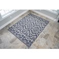 thumbnail image 3 of Benissimo Contemporary Indoor / Outdoor Area Rug LA PETITE Collection I 6x9 I Navy, 3 of 6