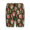 thumbnail image 4 of Fotbe Edgehog and Mushrooms Pajama Shorts for Men, Men's Pajama Bottoms, Sleepwear,Short Pajama Pants-Small, 4 of 9
