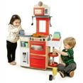 thumbnail image 2 of Little Tikes Cook 'n Store Kitchen Pretend Play Cooking Toy Set for Kids, Red, 2 of 7