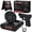 #B, variant on Gun Target Alarm Clock, Wake Shot Flying Timer, Personalized Rolling Runaway Timing Digital Shooting Game Carpet with Wheels, LED Display, 2 Alarming Modes for Home, Office, Living Room