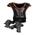 thumbnail image 1 of Traje de motociclista para niños, equipo de protección para montar a caballo, rodilleras protectoras para adolescentes y patinaje deportivo. naranja negro, 1 of 8