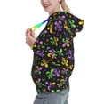 thumbnail image 2 of Haiem Mardi Gras Carnival4 for Women's Fashion Hoodies & Sweatshirts with Kangaroo Pocket,Hooded Sweatshirt with Eye-catching Drawstrings-XX-Large, 2 of 7