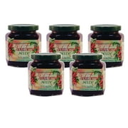 Angle View: Huckleberry Haven Wild Chokecherry Jelly Jam 11 oz. - 5 Pack