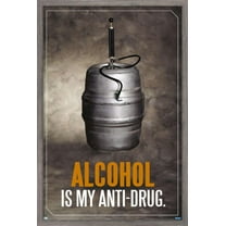 Alcohol - Anti-Drug Wall Poster, 14.725" x 22.375", Framed