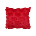 thumbnail image 2 of Set of 2 Valentines Day Pillow Covers 18 x 18 Inch, Soft Plush Faux Fur Wool Decorative Anniversary Cushion Case for Sofa Home Decoration, 2 of 8