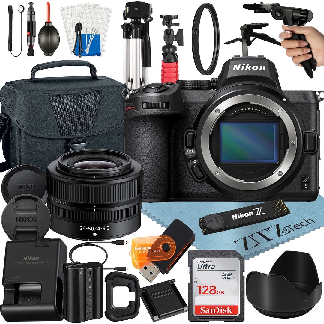 Nikon Z50 DX-Format Mirrorless Camera with NIKKOR Z 24-70mm