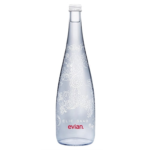 Evian Water Glass Bottle - 750 ML x 12 - Walmart.com