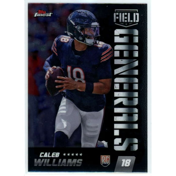 NFL 2024 Topps Finest Football Field Generals Caleb Williams FG-19 (Rookie)