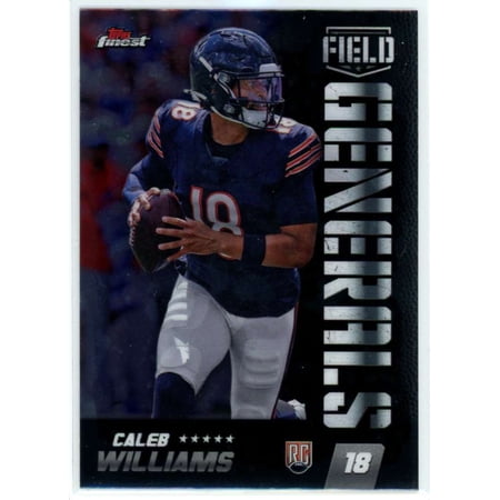 NFL 2024 Topps Finest Football Field Generals Caleb Williams FG-19 (Rookie)