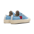 thumbnail image 3 of CONVERSE MENS Chuck 70 CDG OX AC "Bright Blue" 168303C 168303C from Stadium Goods, 3 of 8
