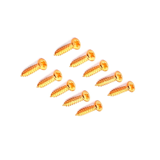HEANUJJ 50Ud Tornillos Para Afinadores De Guitarra Y Bajo Acústicos Y Eléctricos En Hierro Dorado