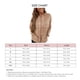 thumbnail image 4 of Blusa informal para mujer, sudaderas con capucha, cordón, manga larga, bolsillo, Top informal para mujer a la moda, color caqui XXL, 4 of 6