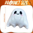 thumbnail image 2 of Bulk Halloween Ghost Plush Toys, 6 Assorted Mini Stuffed Ghost Figures, Non-Candy Trick or Treat Goodie Bag Fillers, Party Favor Gifts for Kids, 2 of 8
