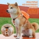 thumbnail image 2 of Mochila para perros pequeños, lindas mochilas con arnés para cachorros con correa, bolsa de transporte ajustable para perros (S, naranja), 2 of 5