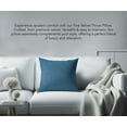 thumbnail image 3 of A1HC Hypoallergenic Down Alternative Decorative Throw Pillow, 20x20 in, Square, Pack of 1, Prussian Blue, 3 of 5