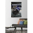 thumbnail image 2 of NFL Baltimore Ravens - Helmet 16 Wall Poster with Wooden Magnetic Frame, 22.375" x 34", 2 of 3