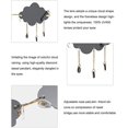 thumbnail image 4 of Ubiuo Rimless Cute Sunglasses For Women Trendy Vintage Creative 90s Sunglasses Funny Cloud Shaped Disco Glasses, 4 of 4