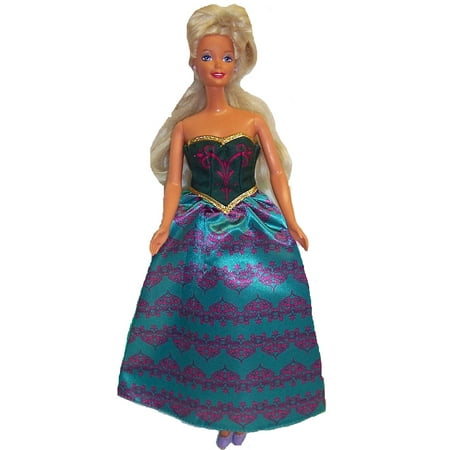 Doll Clothes Superstore 11 1/2 Inch Fashion Doll Green Evening Gown