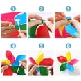 thumbnail image 2 of KAKOWELY Pinwheels 10Pcs Party Pinwheels Decorative Rainbow Pinwheels Funny Handheld Pinwheels Decors16.93"X7.09"X0.24", 2 of 4