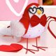 thumbnail image 3 of Figurinas de Navidad Decoración Del Hogar Pájaros de Pie Ornamentos de Mesa Decoración Del Día de San Valentín para la Cocina Del Hogar Oficina Decoraciones de Fiestas, 3 of 4
