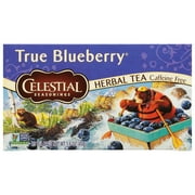 Celestial Seasonings True Blueberry Caffeine-Free Herbal Tea Bags, 20 Count