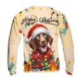 thumbnail image 2 of Merry Christmas Santa German Shorthaired Pointer Scarf Twinkling Lights Xmas Holiday All Over Print 3D Sweatshirt Unisex Merch GSP Lover Dog Gift - 00022, 2 of 6