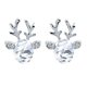 thumbnail image 1 of Pendientes de asta de reno, pendientes de cristal, piedras preciosas navideñas, disfraz de fiesta, accesorio adecuado, rentable y duradero, 1 of 4