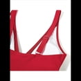 thumbnail image 4 of Traje de Baño de con Control de Abdomen para Mujer, Push Up, Cintura Alta. Rojo L, 4 of 10