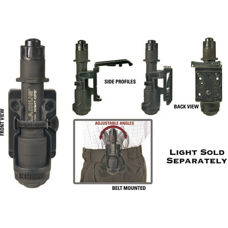 NIGHT OPS FLASHLIGHT HOLDER BLK