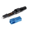 thumbnail image 4 of Conector rápido de fibra óptica Yotijar 10pcs SC UPC pérdida de Inserción <0.3dB Negro y azul, 4 of 9