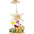 thumbnail image 1 of Portavelas de Navidad JAMW centro de mesa de conos de pino hierro, 1 of 5