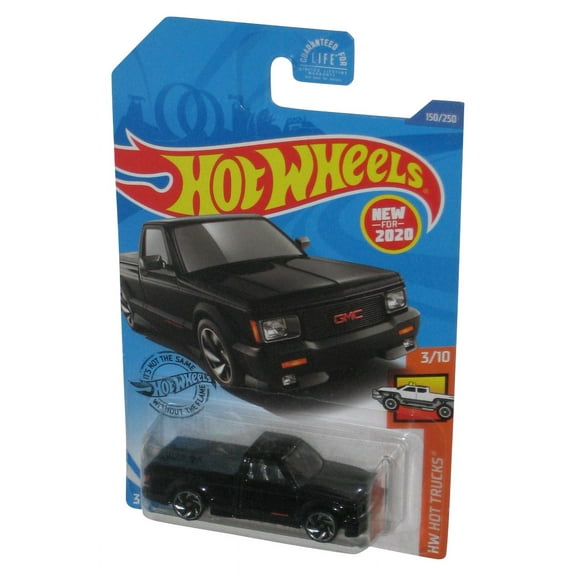 Hot Wheels HW Hot Trucks 3/10 (2020) Black '91 GMC Syclone Toy Truck 150/250